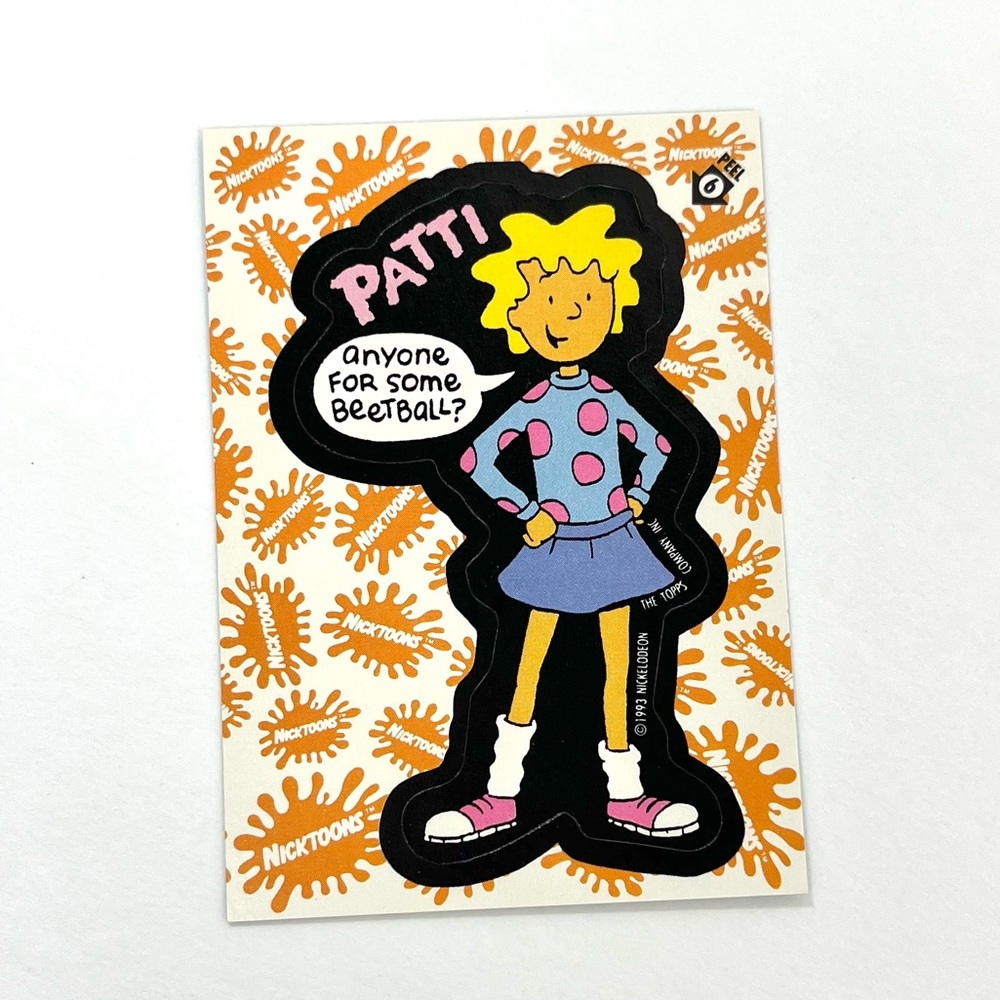 Vintage Nicktoons 1993 Topps Nickelodeon Complete Sticker Set - Picture 6 of 13